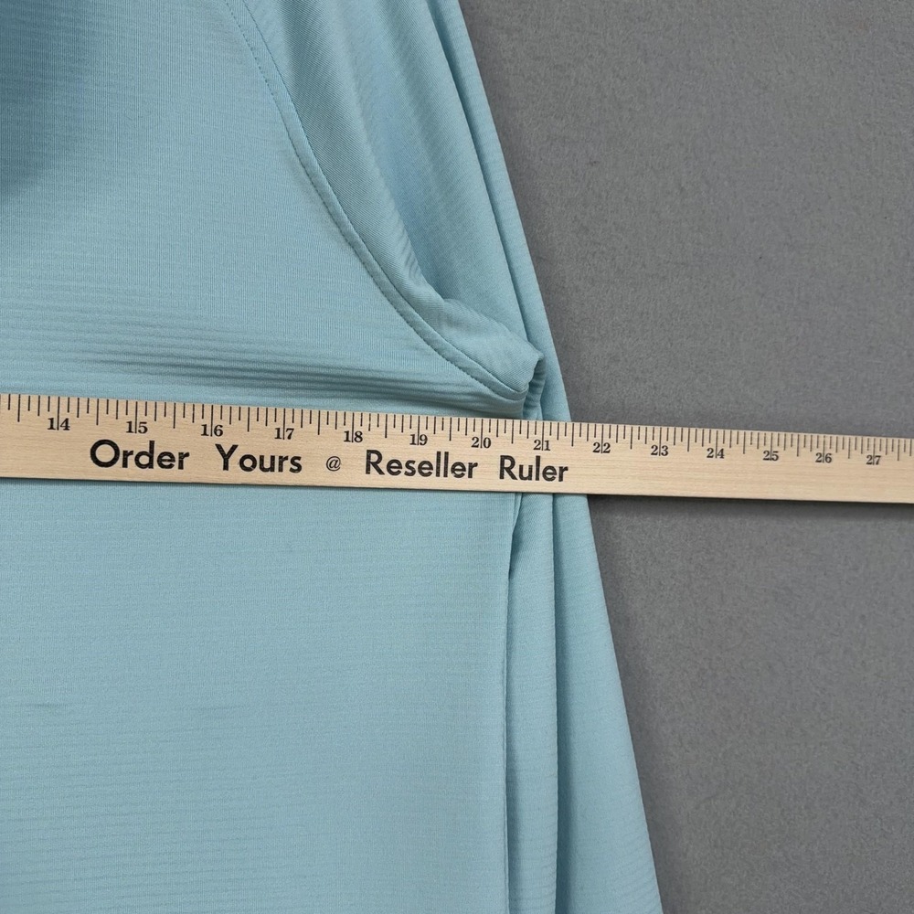Peter Millar Hoodie Womens Large Blue Full Zip Lightweight Stretch Knit Jacket - Picture 7 of 9